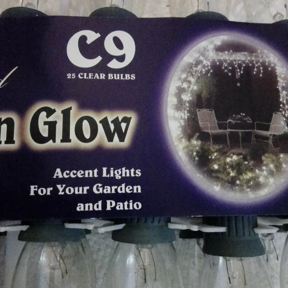 NWOT GARDEN GLOW ACCENT STRING LIGHTS 25' LENGTH